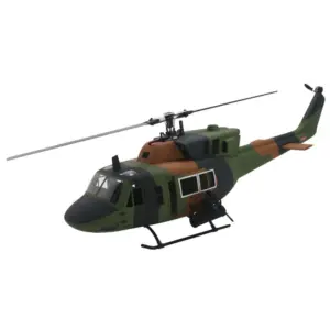 FLISHRC UH-1N Bell 212 Twin Huey (Camouflage painting) RTF FL500 V2 500-Class/Size Scale RC Helicopter
