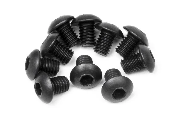 HPI Racing Button Head Screw M3X4Mm (Hex Socket/10Pcs)