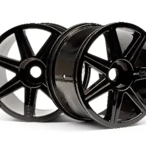 HPI Racing 7 Spoke Black Chrome Trophy Truggy Wheel
