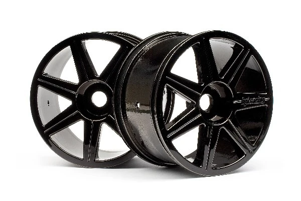 HPI Racing 7 Spoke Black Chrome Trophy Truggy Wheel