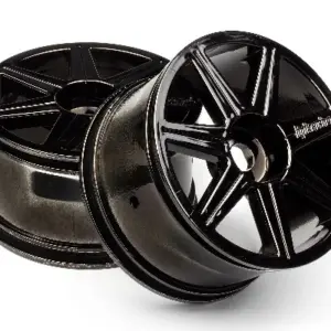 HPI Racing 7 Spoke Black Chrome Trophy Truggy Wheel – view 3