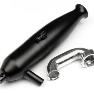 HPI Racing Black Exhaust Pipe & Manifold .28