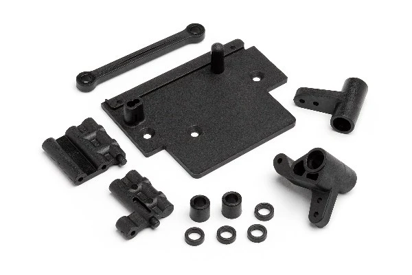 HPI Racing Bullet Flux Esc Plate and Steering Bellcrank