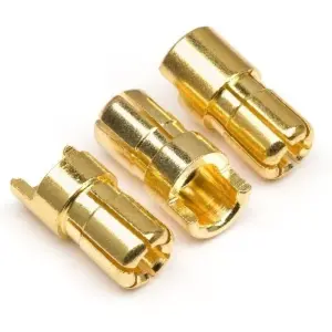 HPI Racing Male Gold Connectors (6.0Mm Dia) (3 Pcs)