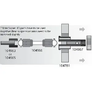 HPI Racing Super Heavy Duty Drive Axle 25X70Mm (2Pcs)