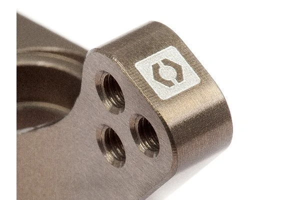 HPI Racing Aluminum Rear Hub Carrier Set (0 Deg/Hard Anodize)