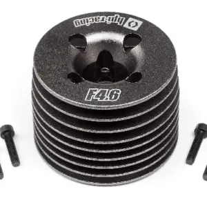 HPI Racing Aluminum Heatsink Head (Gunmetal/F4.6 V2)