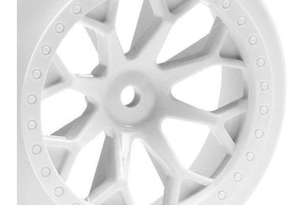HPI Racing 8-Shot Sc Wheel (White/2Pcs)