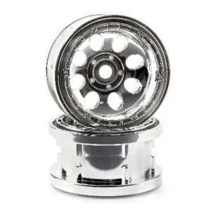 HPI Racing Rock 8 Bead Lock Wheel Chrome (55X36Mm/2Pcs)