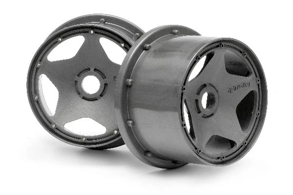HPI Racing Super Star Wheel Gunmetal Rear (120X75Mm)