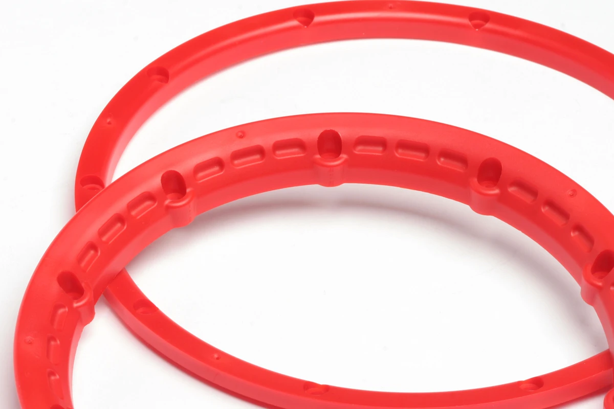 HPI Racing Heavy Duty Wheel Bead Lock Rings (Red/for 2 Wheels