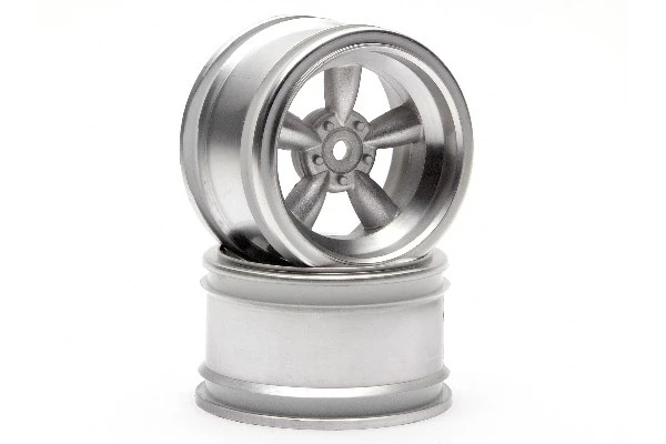 HPI Racing Vintage 5 Spoke Wheel 31Mm Mat Chrome 6Mm Offset
