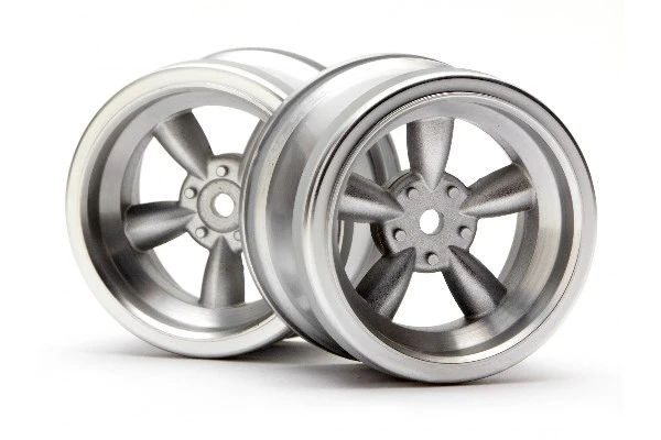 HPI Racing Vintage 5 Spoke Wheel 31Mm Mat Chrome 6Mm Offset