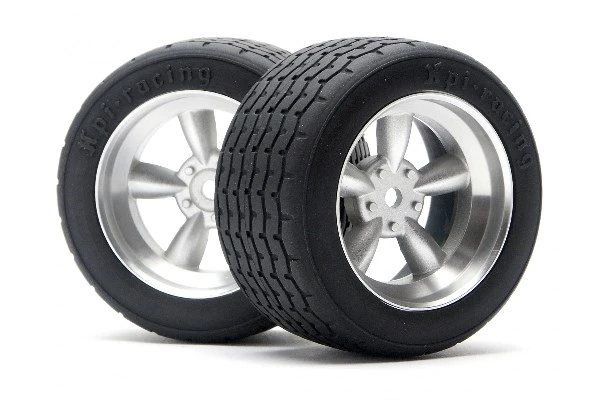 HPI Racing Vintage 5 Spoke Wheel 31Mm Mat Chrome 6Mm Offset