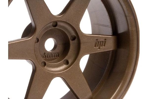 HPI Racing TE37 Wheel 26Mm Bronze (6Mm Offset) – view 3