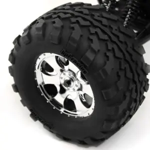 HPI Racing Mounted Gt2 Tyre S Compound on Warlock Wheel CRM – view 2