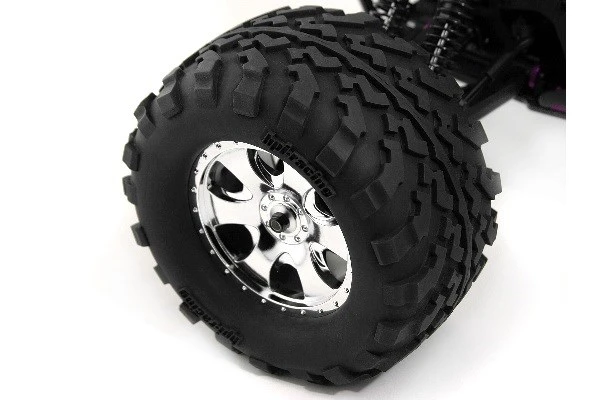 HPI Racing Mounted Gt2 Tyre S Compound on Warlock Wheel CRM – view 2