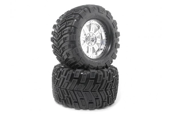 HPI Racing Mounted Super Mud Tire 165X88Mm Ringz Wheel SHNCRM