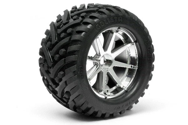 HPI Racing Mounted Goliath Tire 178X97Mm on Blast Wheel CRM