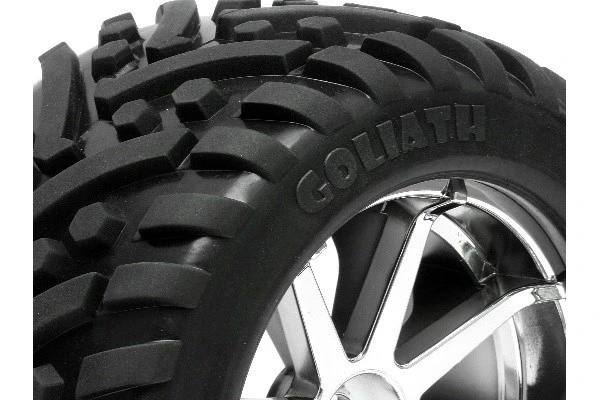 HPI Racing Mounted Goliath Tire 178X97Mm on Blast Wheel CRM