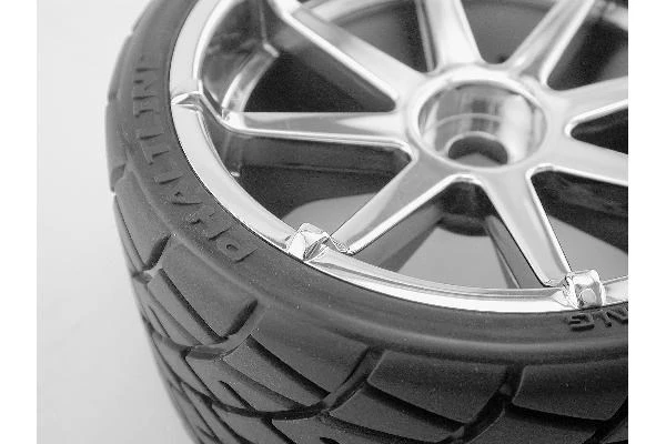 HPI Racing Mounted Phaltline Tire 140X70Mm on Blast Wheel CRM