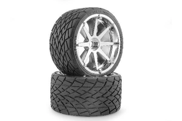 HPI Racing Mounted Phaltline Tire 140X70Mm on Blast Wheel CRM – view 2