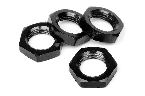 HPI Racing 17Mm Wheel Nut (Black/4Pcs)