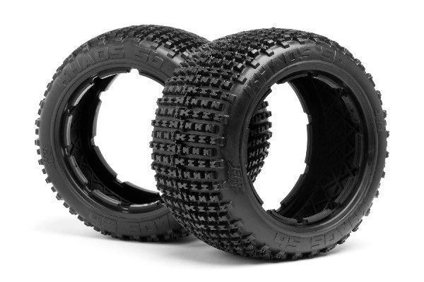 HPI Racing Khaos Tire (White/Baja 5b/Rear/2Pcs) – view 2