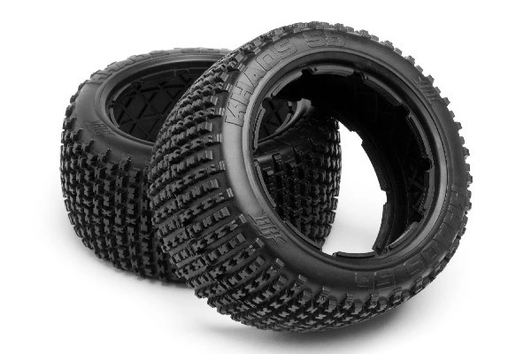 HPI Racing Khaos Tire (White/Baja 5b/Rear/2Pcs) – view 3
