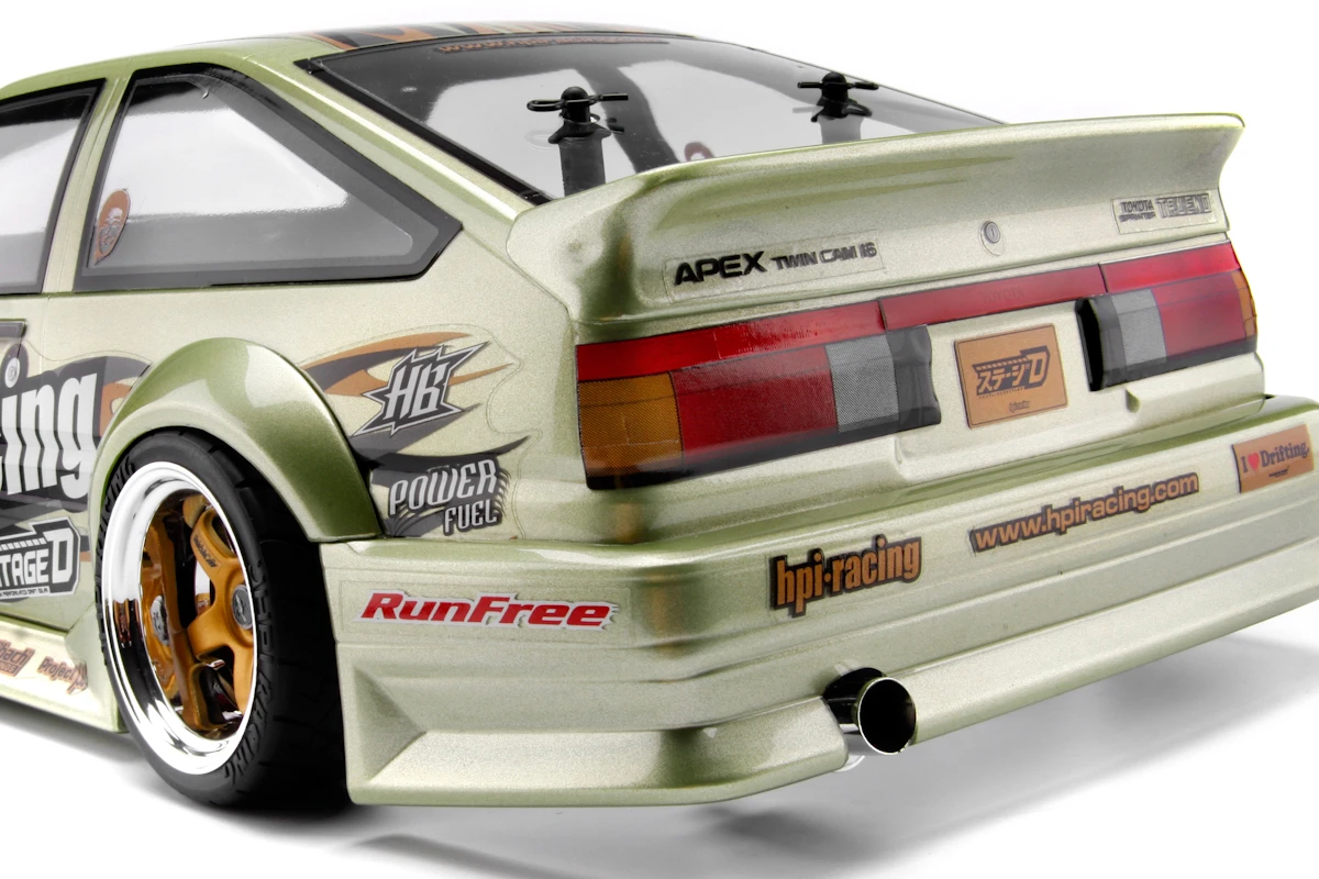HPI Racing Stage-D Toyota Trueno Ae86 Body Kit (Run Free)