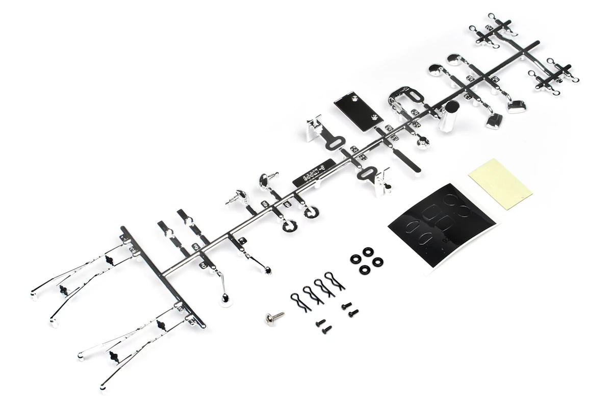 HPI Racing Body Accessories Set (Chrome)