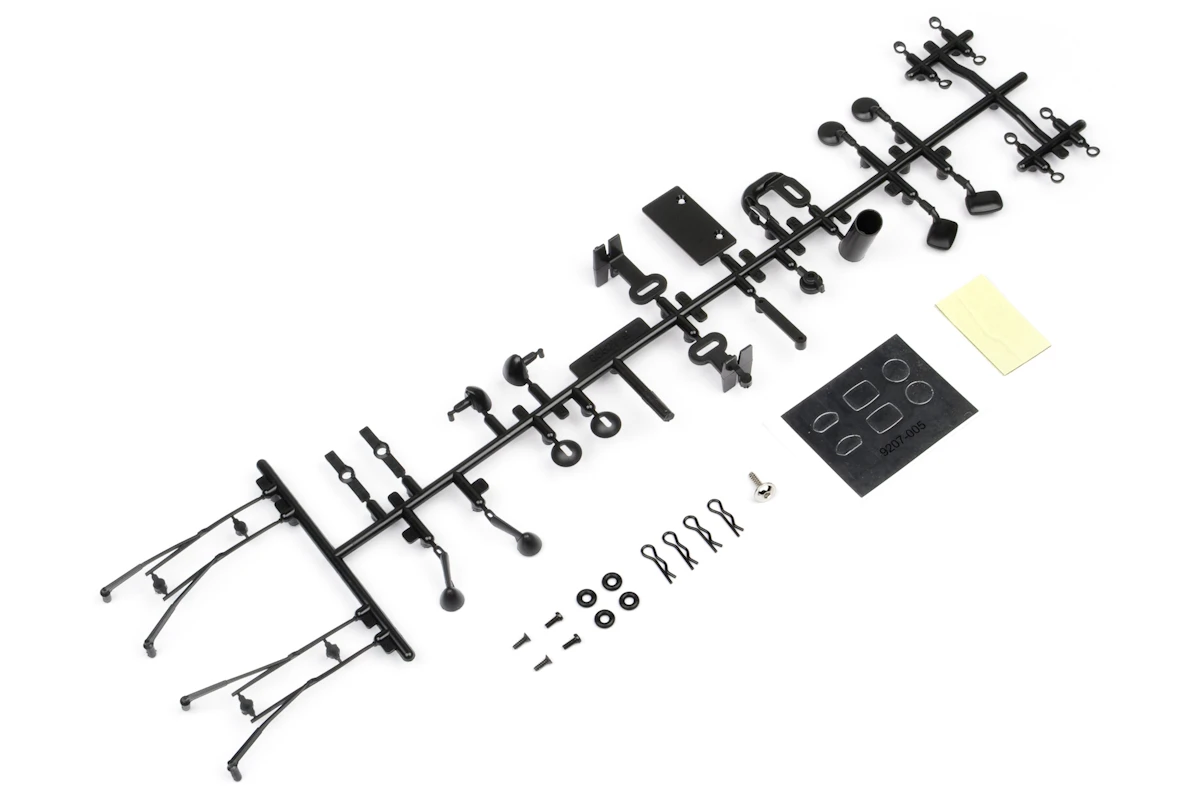 HPI Racing Body Accessories Set (Black)