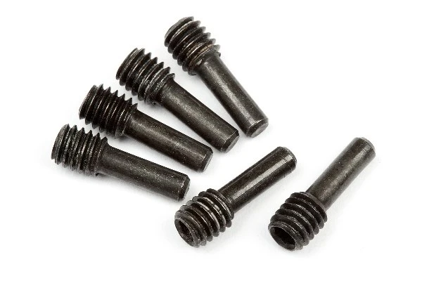 HPI Racing Screw Shaft M4X2.5X12Mm (Black/6Pcs)