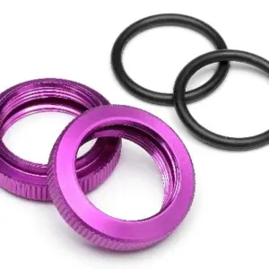 HPI Racing Shock Adjuster Nut 20Mm (Purple/2Pcs)