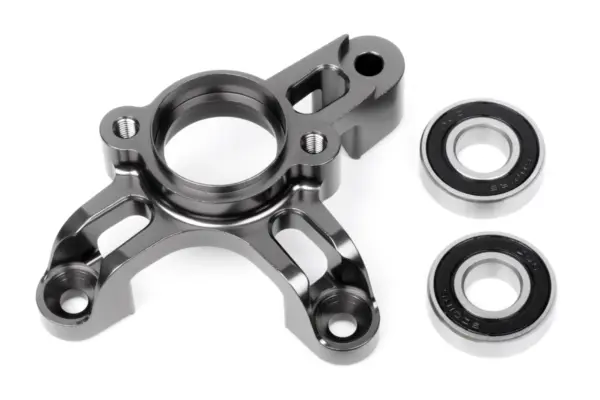 HPI Racing Heavy Duty Aluminum Pinion/Clutch Mount (Gunmetal)