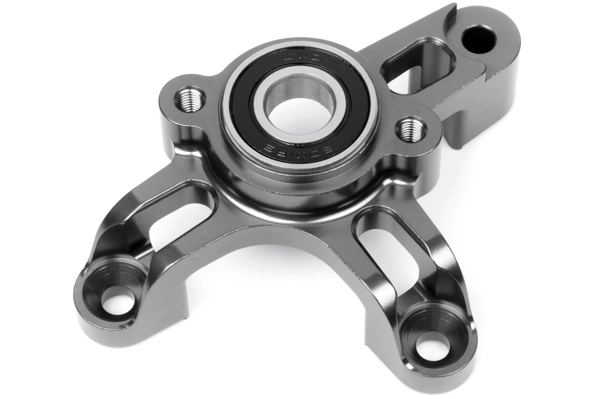 HPI Racing Heavy Duty Aluminum Pinion/Clutch Mount (Gunmetal) – view 3