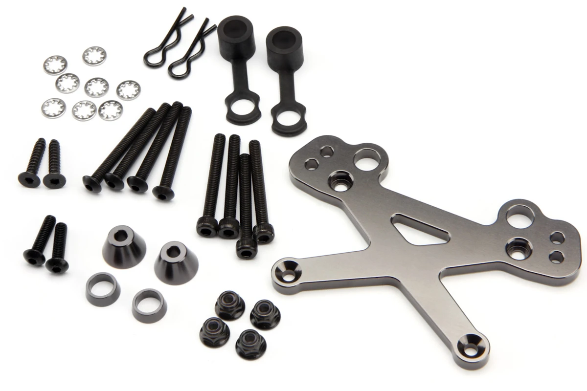 HPI Racing Hd Front Aluminium Shock Mount (7075/Gunmetal) – view 2