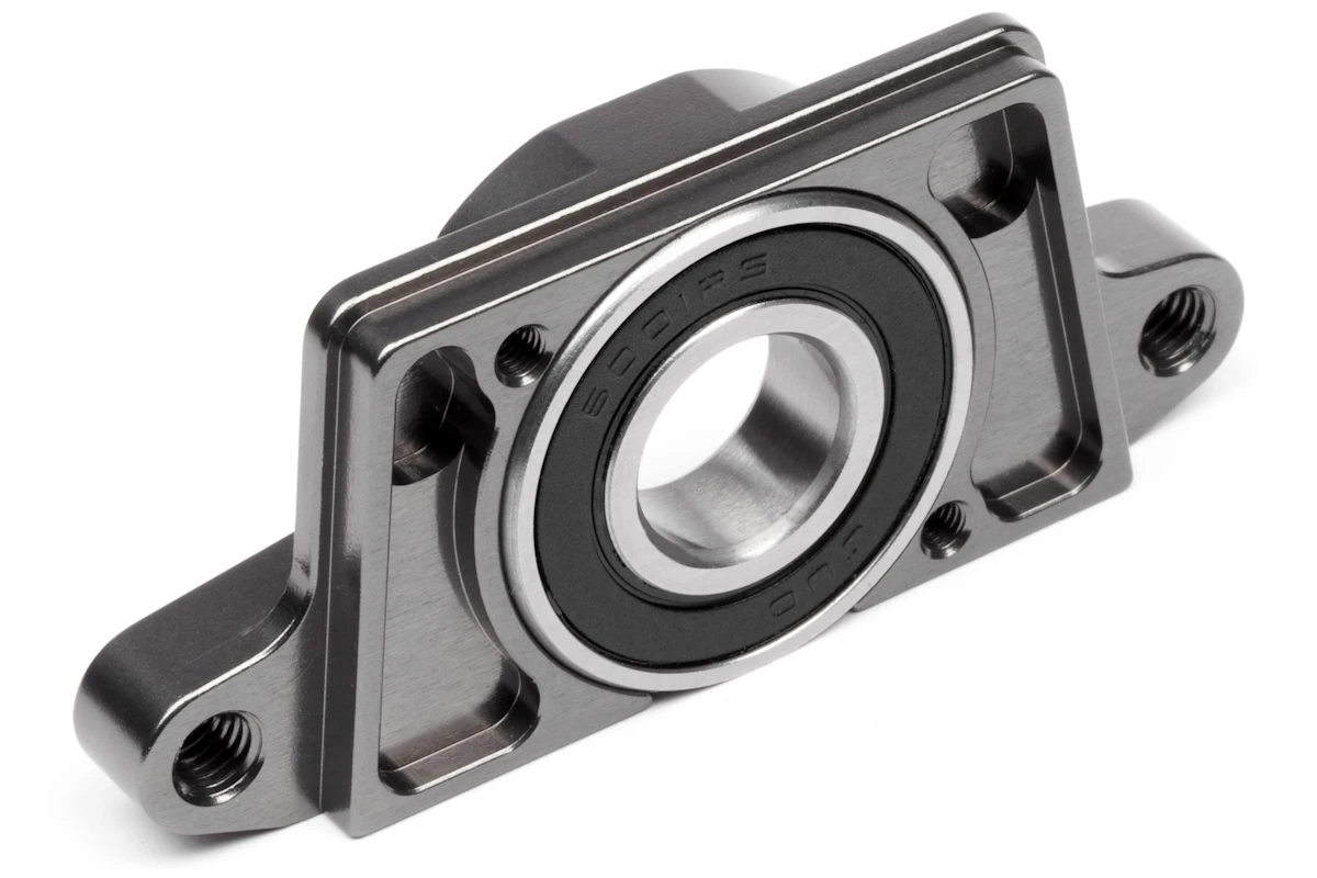 HPI Racing Hd Aluminum Spur Gear Mount (Gunmetal)