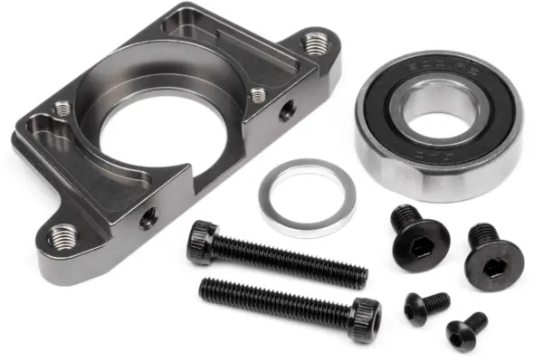 HPI Racing Hd Aluminum Spur Gear Mount (Gunmetal) – view 2