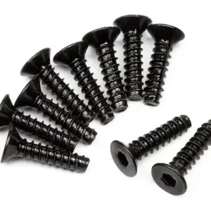 HPI Racing Tp. Flat Head Screw M3X12Mm (Hex Socket/10Pcs) – view 2