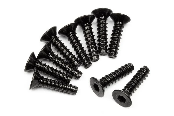 HPI Racing Tp. Flat Head Screw M3X12Mm (Hex Socket/10Pcs) – view 2