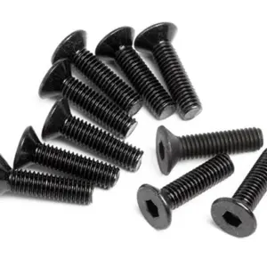 HPI Racing Flat Head Screw M3X12Mm (Hex Socket/10Pcs)