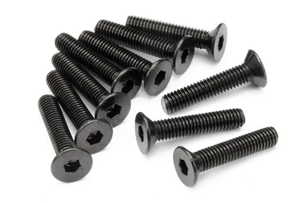 HPI Racing Flat Head Screw M3X15Mm (Hex Socket/10Pcs) – view 2