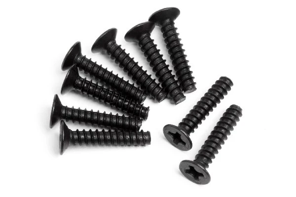Maverick RC Countersunk Cross Head Self-TapScrew M3x15mm 9Pcs