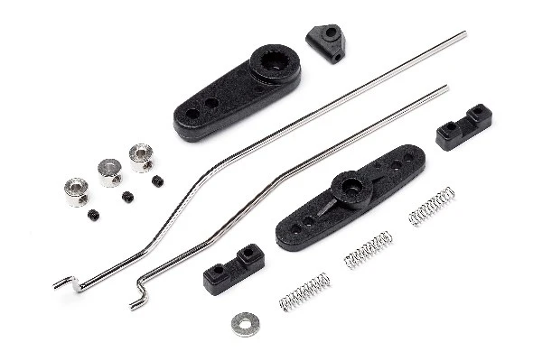 Maverick RC Servo Horn and Throttle Linkage Set (Blackout MT)