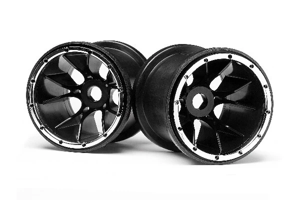 Maverick RC Black Wheels 2 PCS (Blackout MT)