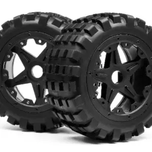 Maverick RC BLACKOUT XB MOUNTED WHEEL AND TYRE SET (REAR) PR