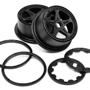 Maverick RC BLACKOUT XB WHEEL SET (REAR) PR