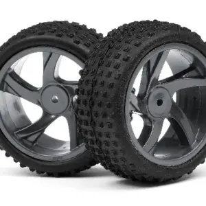 Maverick RC 1/18 BUGGY WHEEL & TYRE ASSEMBLY (ION XB)