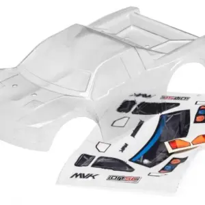 Maverick RC CLEAR SHORT COURSE BODY WITH DECALS (ION SC)